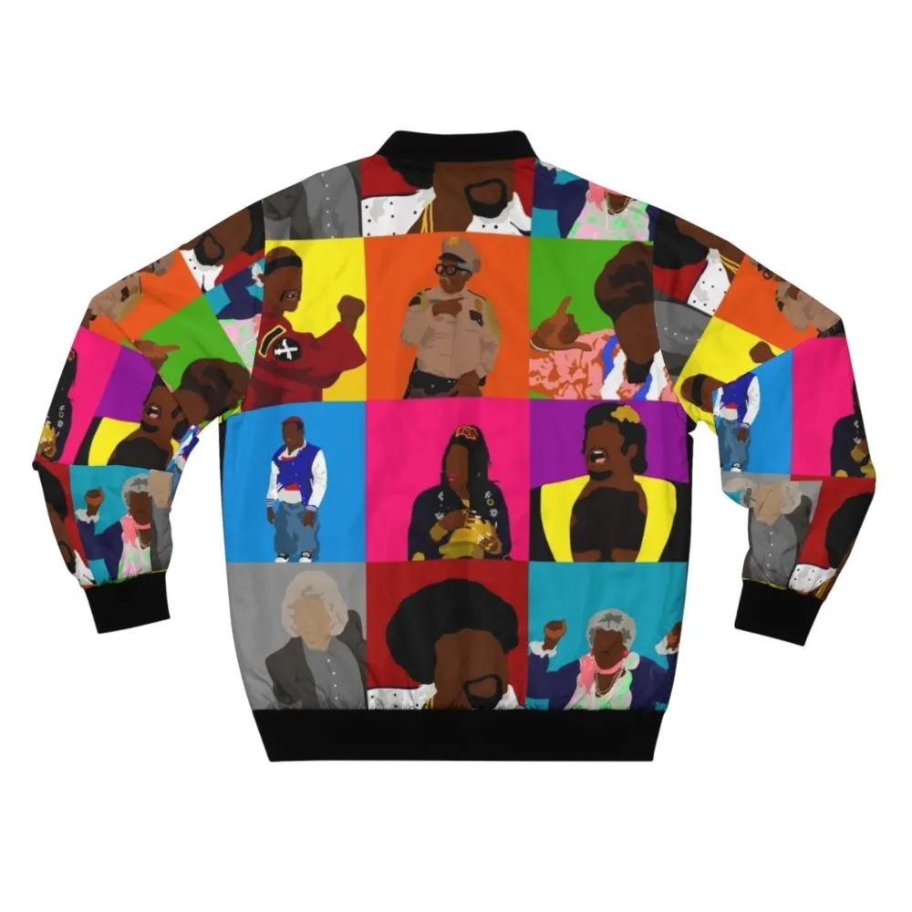 90s Style Bomber Jacket - "You So Crazy"