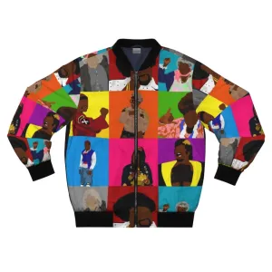 90s Style Bomber Jacket - "You So Crazy"