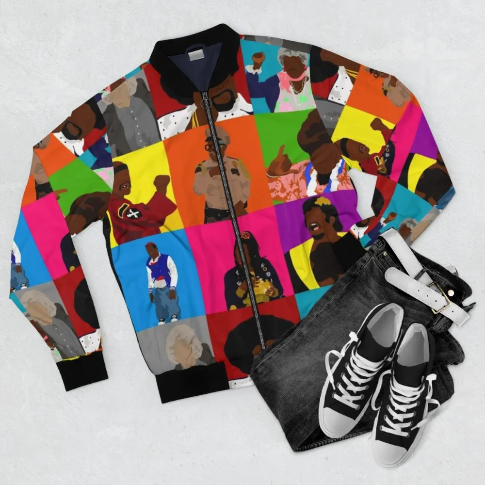 90s Style Bomber Jacket - "You So Crazy"