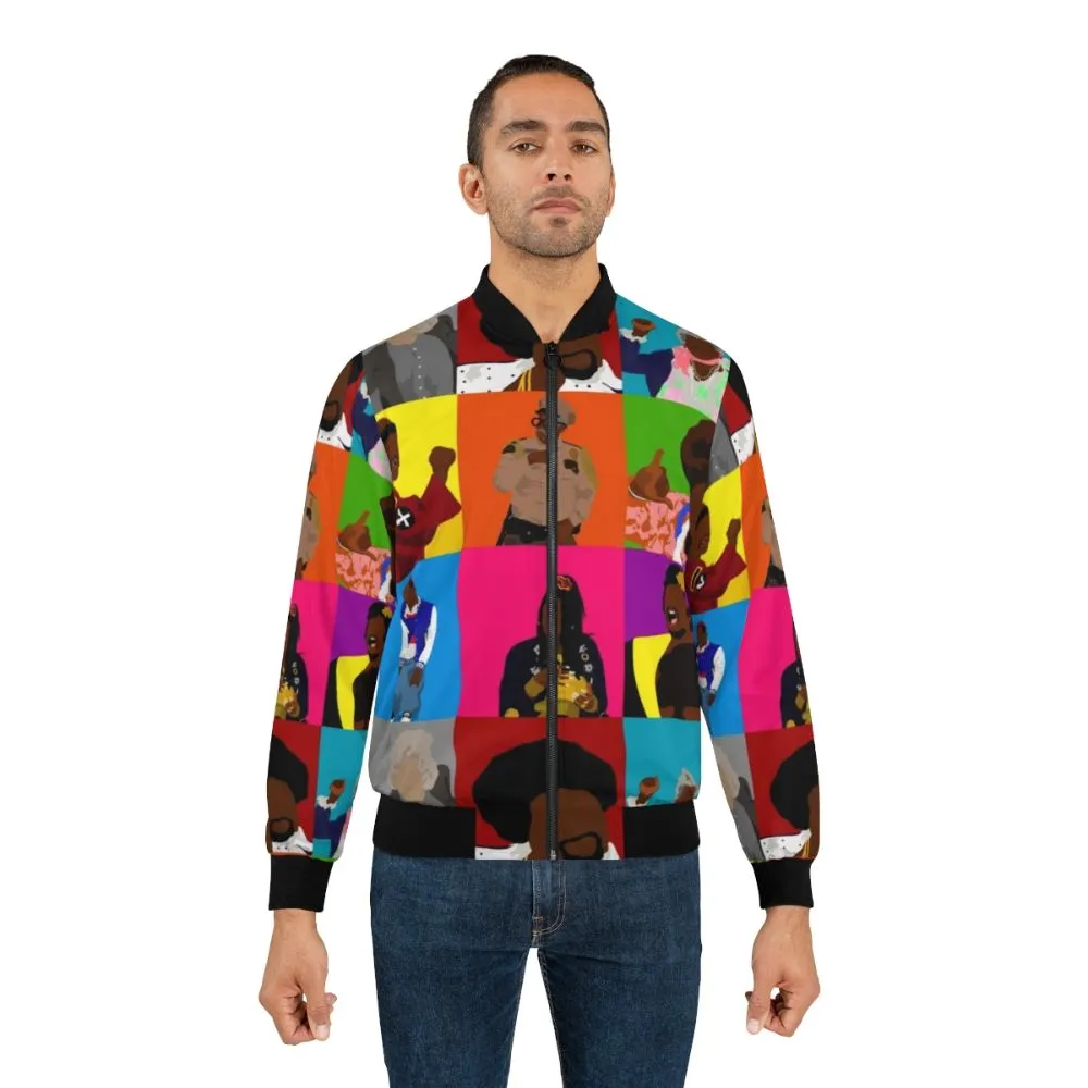 90s Style Bomber Jacket - "You So Crazy"