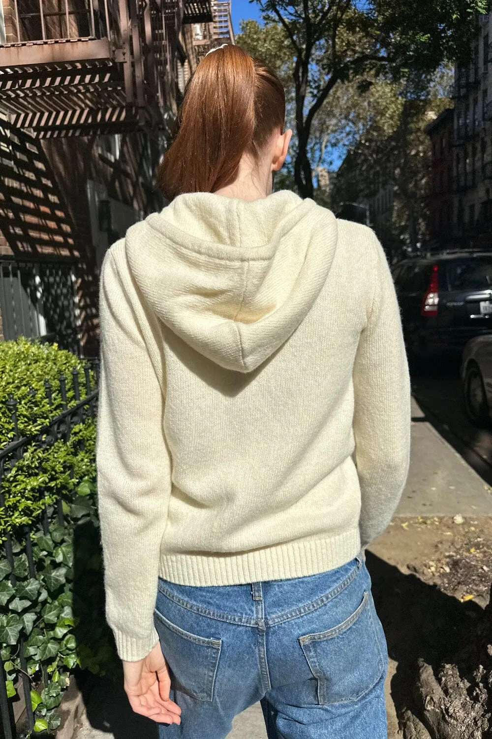 Alana Wool Zip-up Sweater