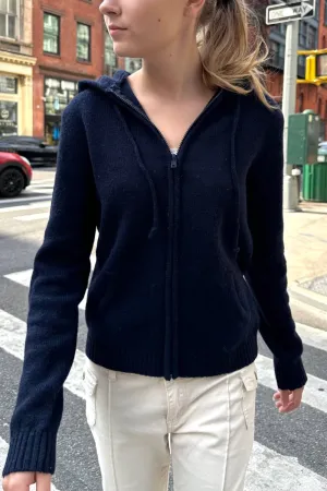 Alana Wool Zip-up Sweater