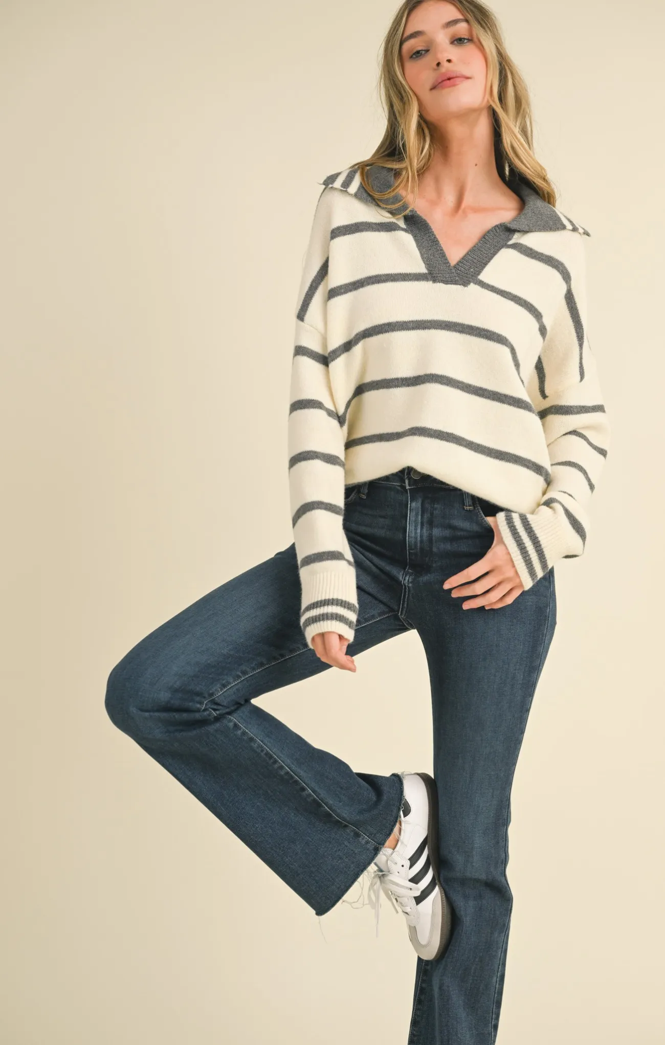 Andie Collared Sweater