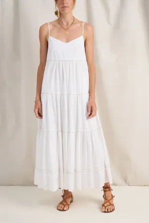 Artemis White Cotton Sundress