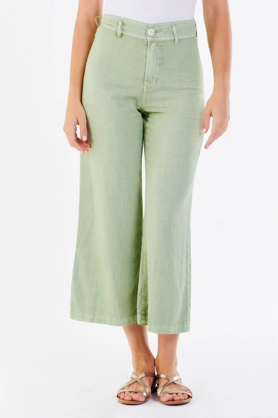 Audrey Lettuce Wide Leg Pants