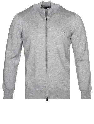 Balonso Zip UP Cardigan Silver