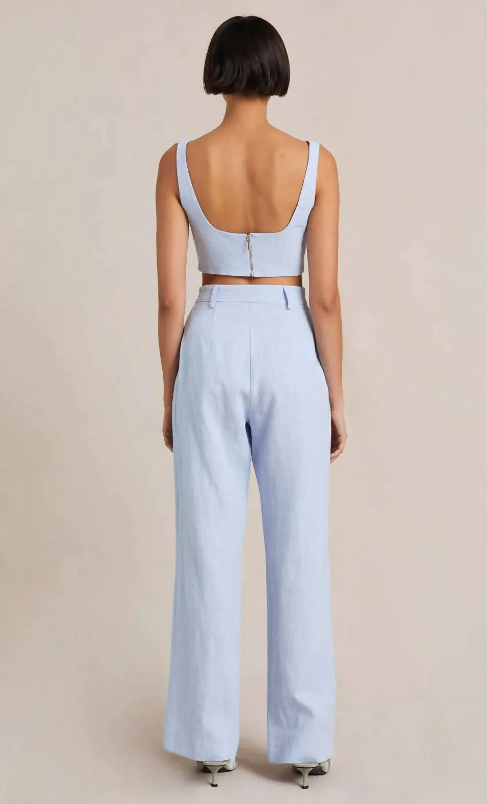 Bec & Bridge Phoebe Top and Pants Set in Light Blue