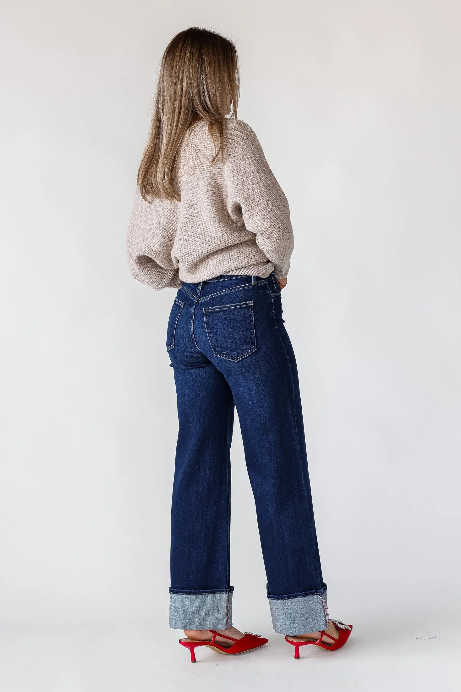 Brandie Oatmeal Rib Knit Sweater - Final Sale