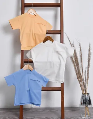 Buy 2 Get 1 Free Kid's Crew Neck Short Sleeve Tee Shirt