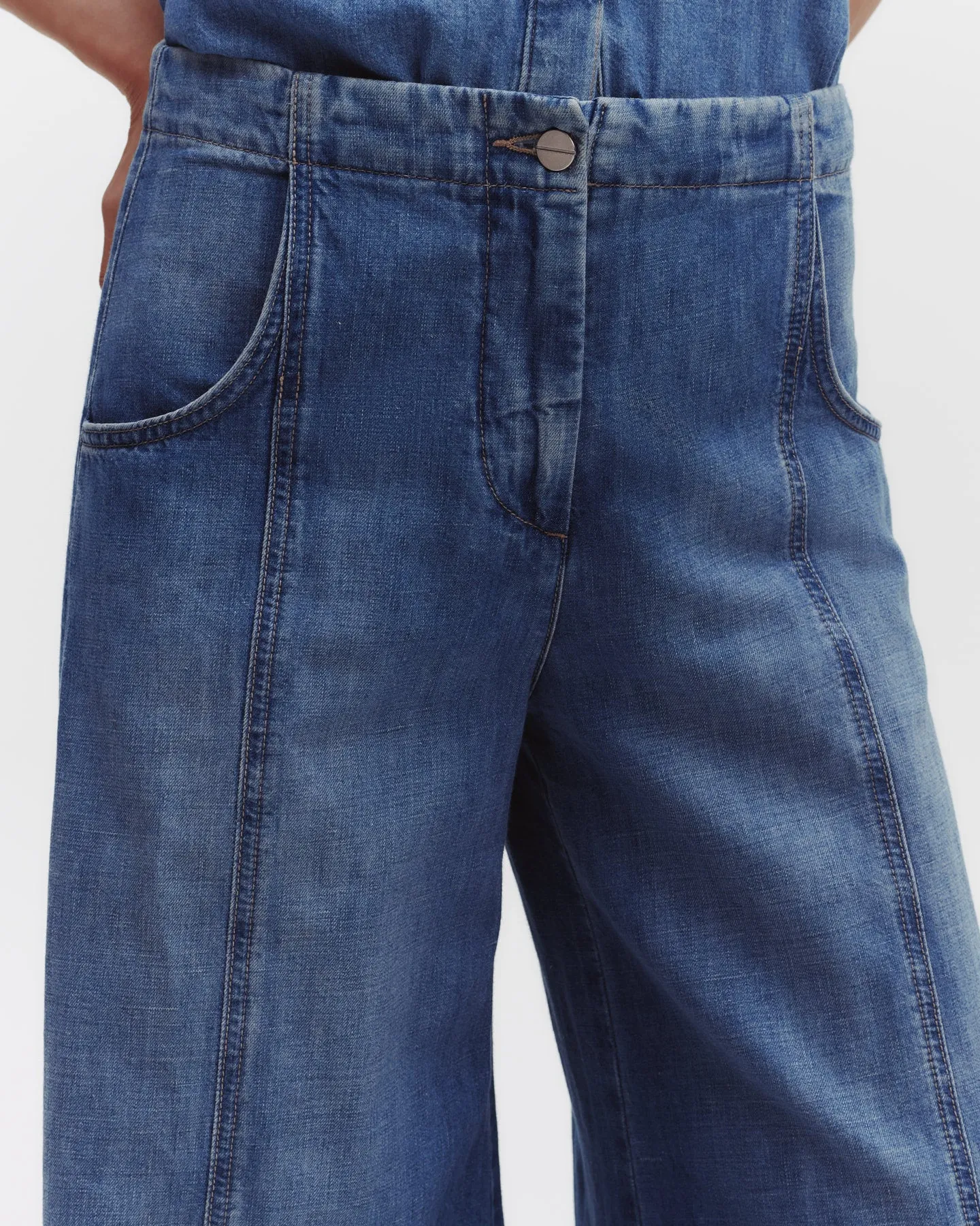 Dancing In The Dark Jean in Linen Cotton Denim