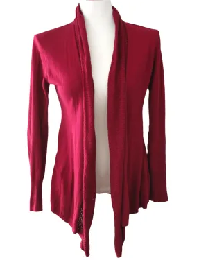 Dark Autumn Burgundy Cardigan