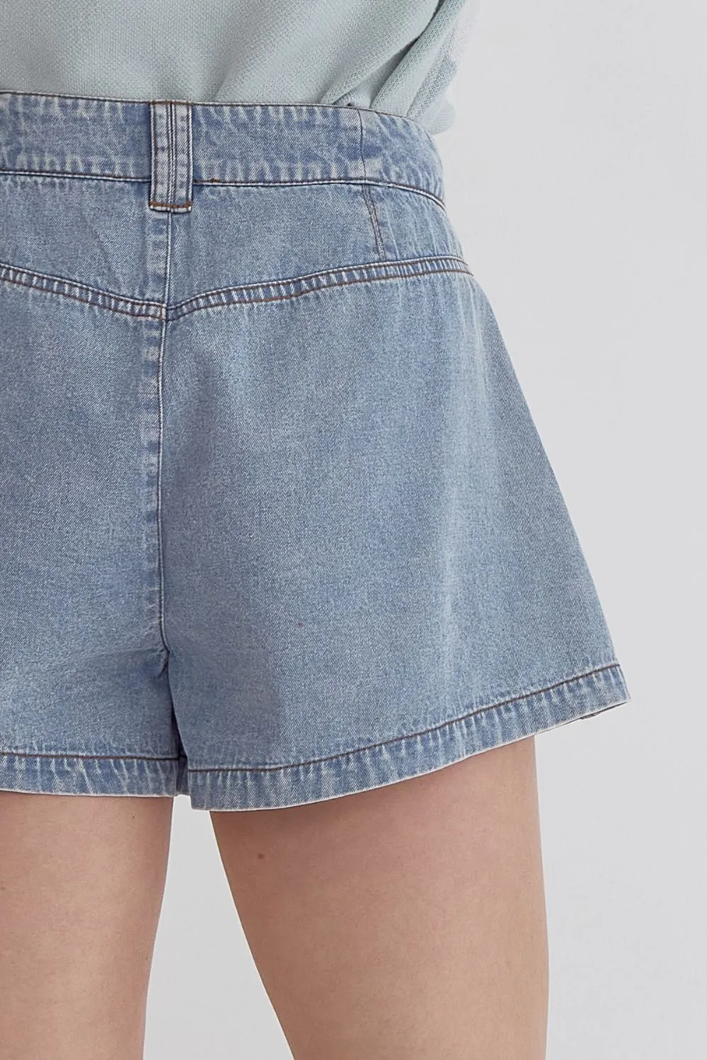 Denim With Some Flare Shorts