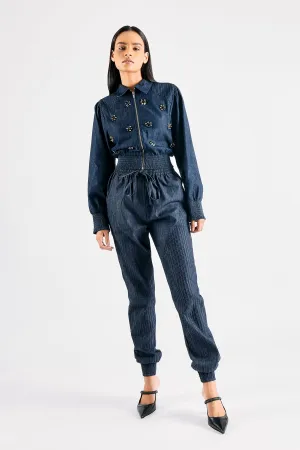 Embellished Tencel Joggers Set