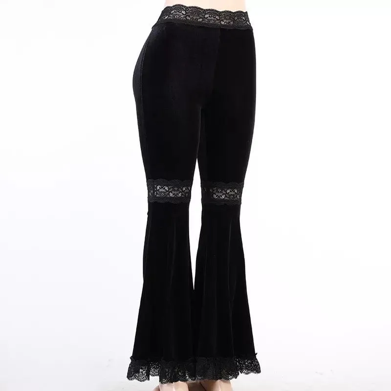 Emma Flare Suede Pants