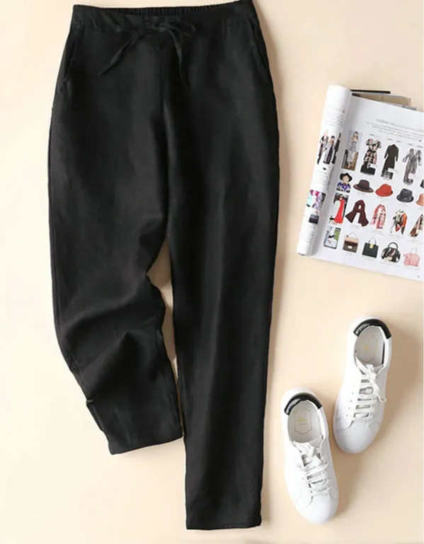 Formal Cotton Linen Trousers
