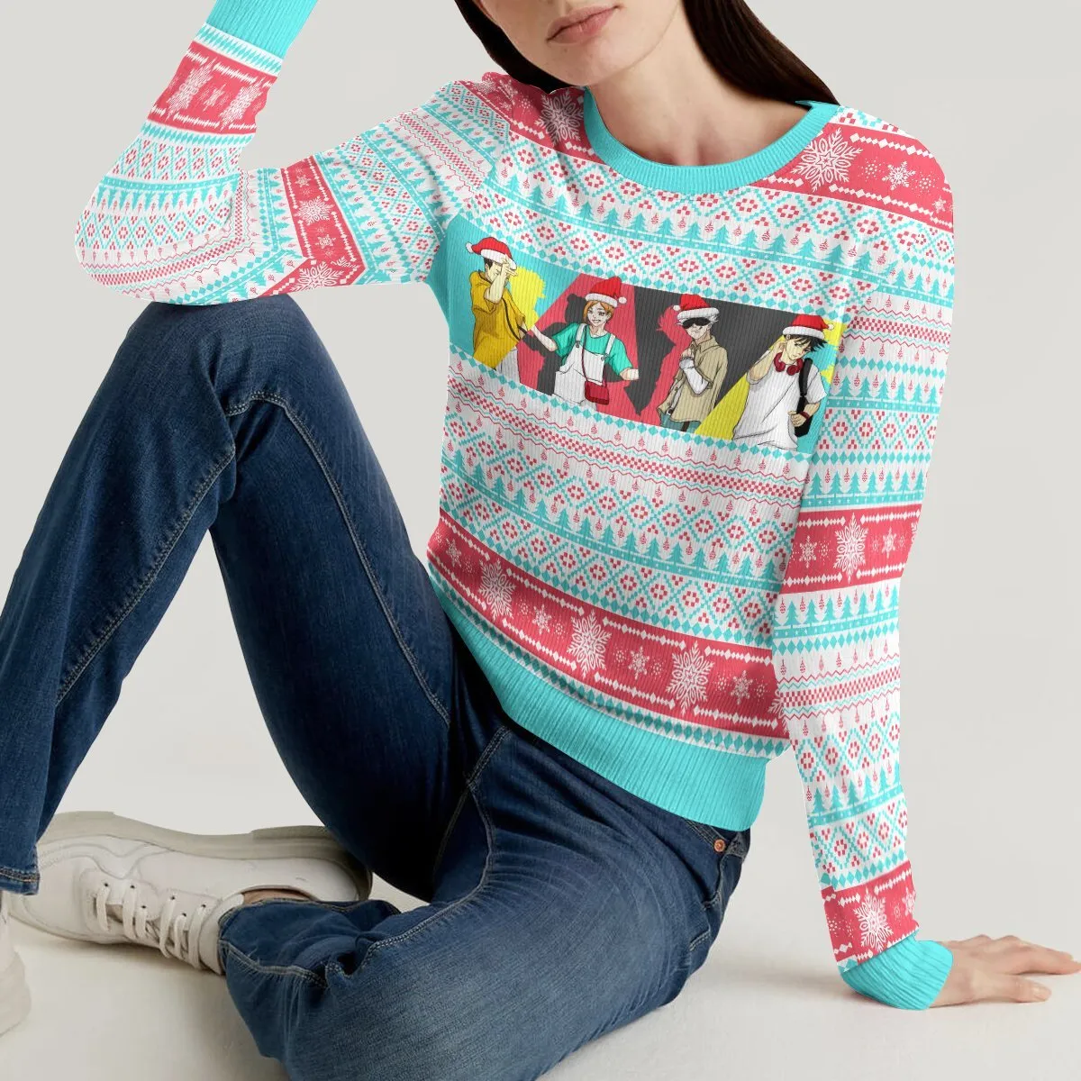 Giftngon - Jujutsu Paradise Unisex Wool Sweater For Kids