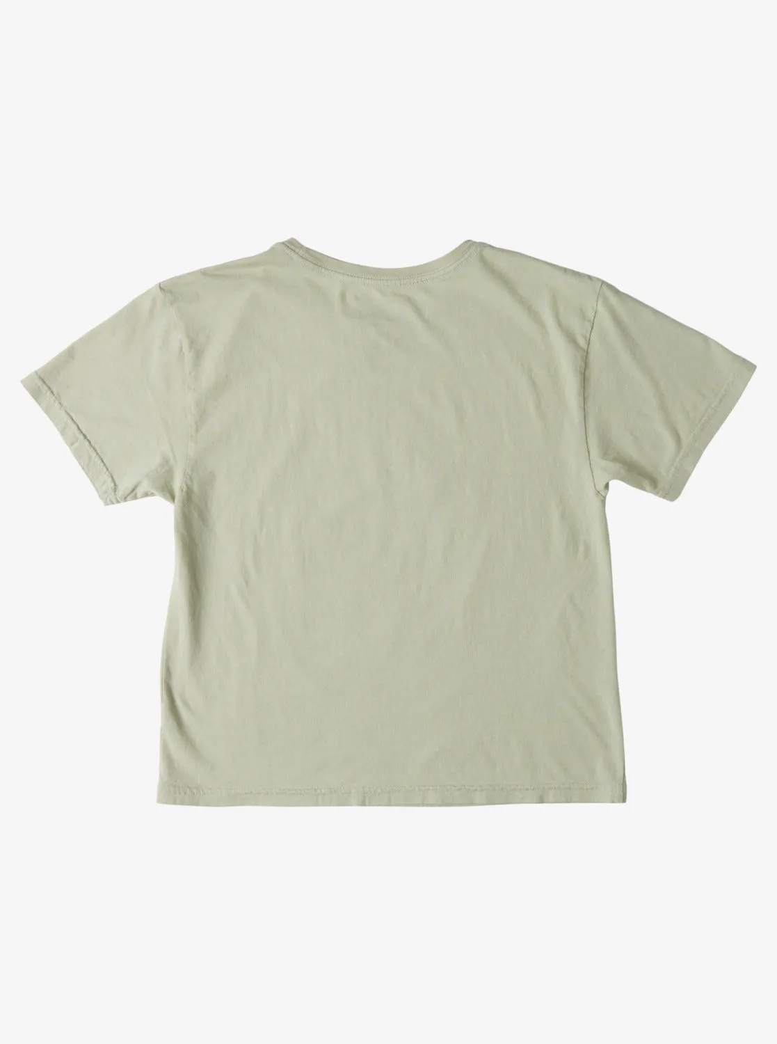 Girls 4-16 Hibiscus Paradise Oversized Boyfriend T-Shirt - Laurel Green