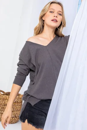 Grey Knit Sweater