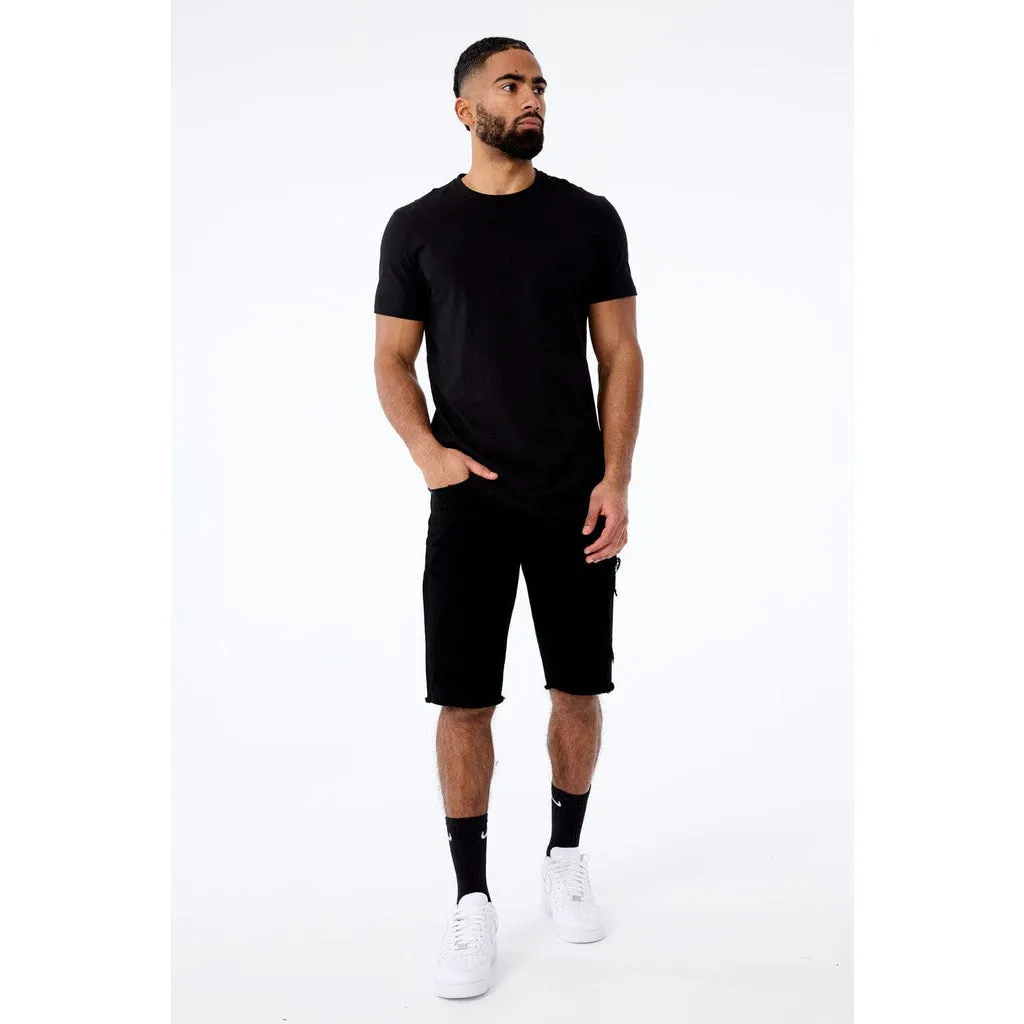 Jordan Craig Tulsa Twill Denim Shorts - Jet Black (J3187S)