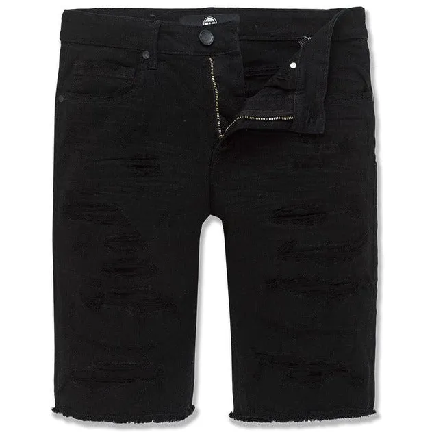 Jordan Craig Tulsa Twill Denim Shorts - Jet Black (J3187S)