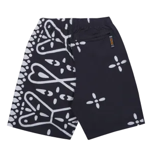 Kapital Humongo Cross Easy Shorts Black