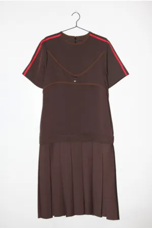 KkCo - Box Pleat Dress: Mud