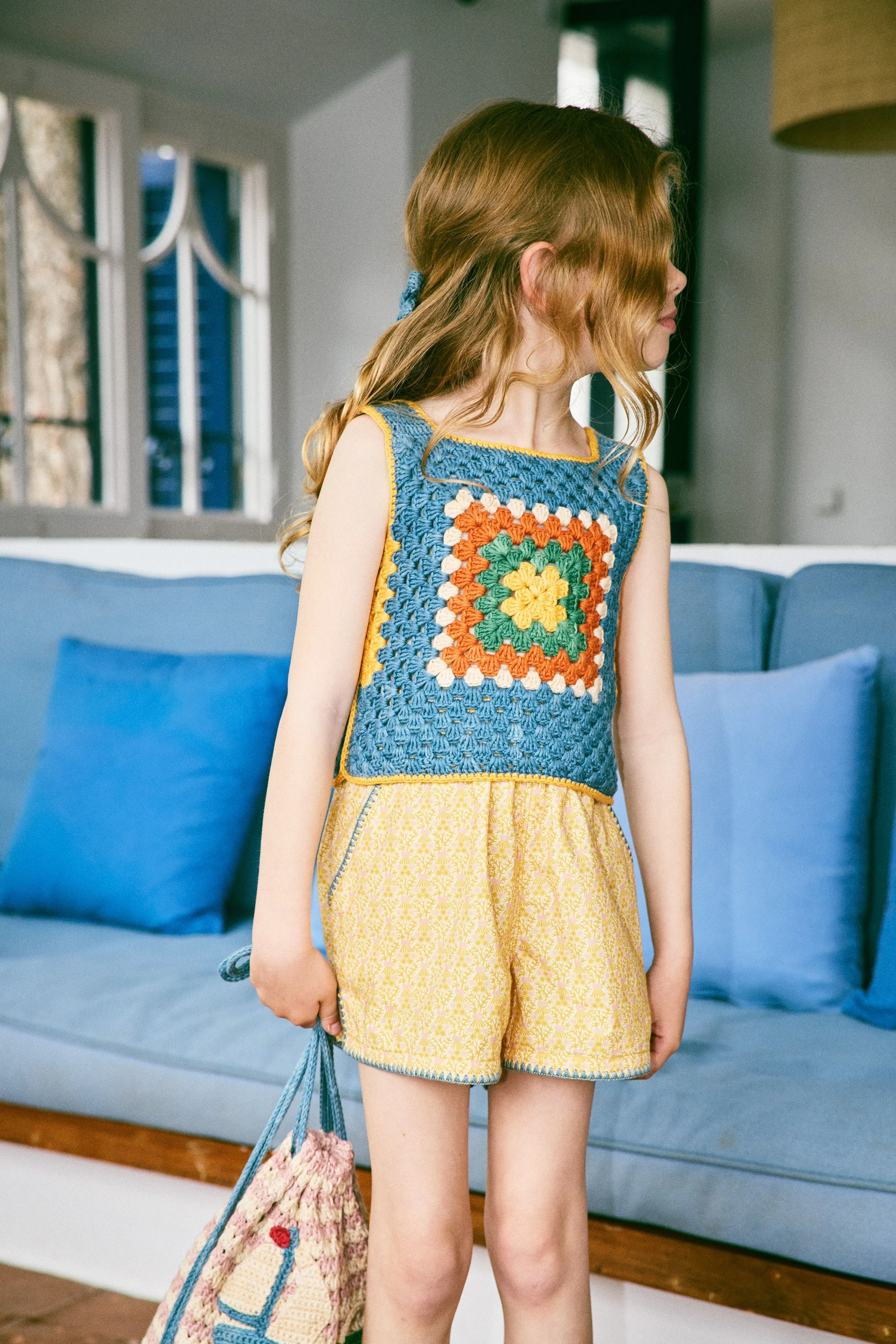 Lake House Vest in Blueslate