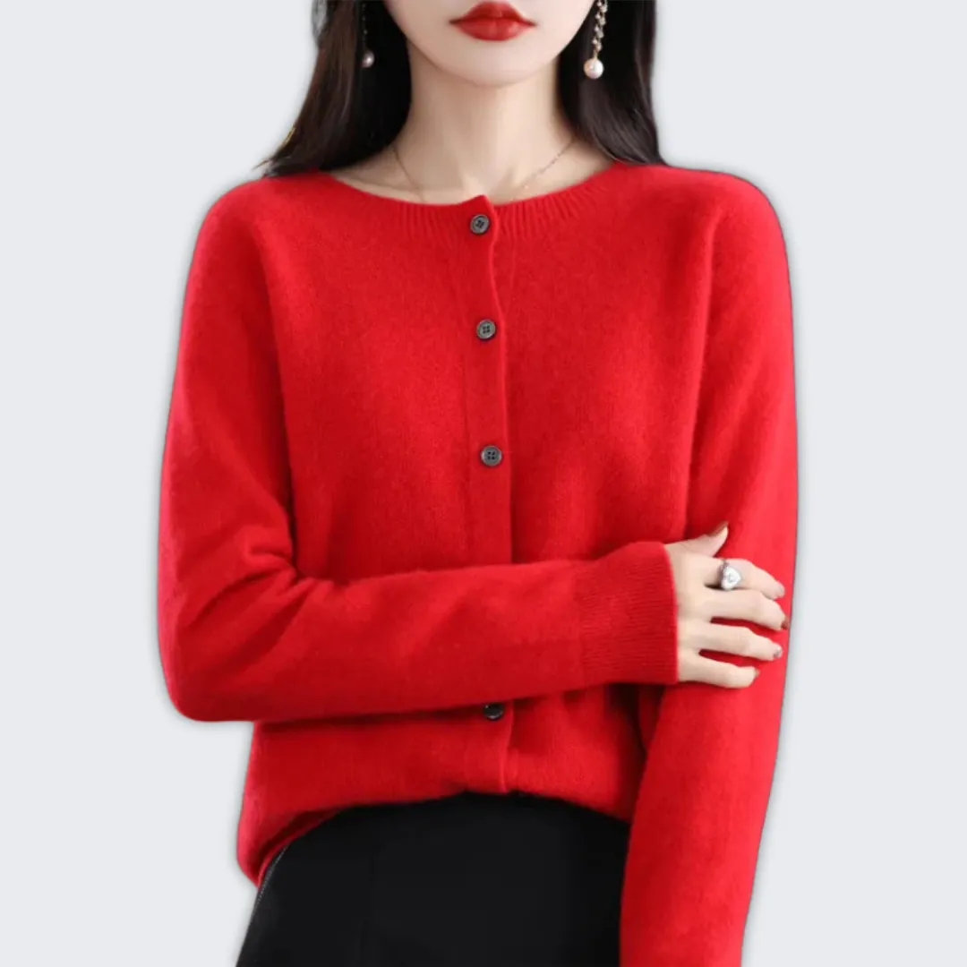 Luxurious Soft Wool Cardigan | Silke - Warmth & Style Combined