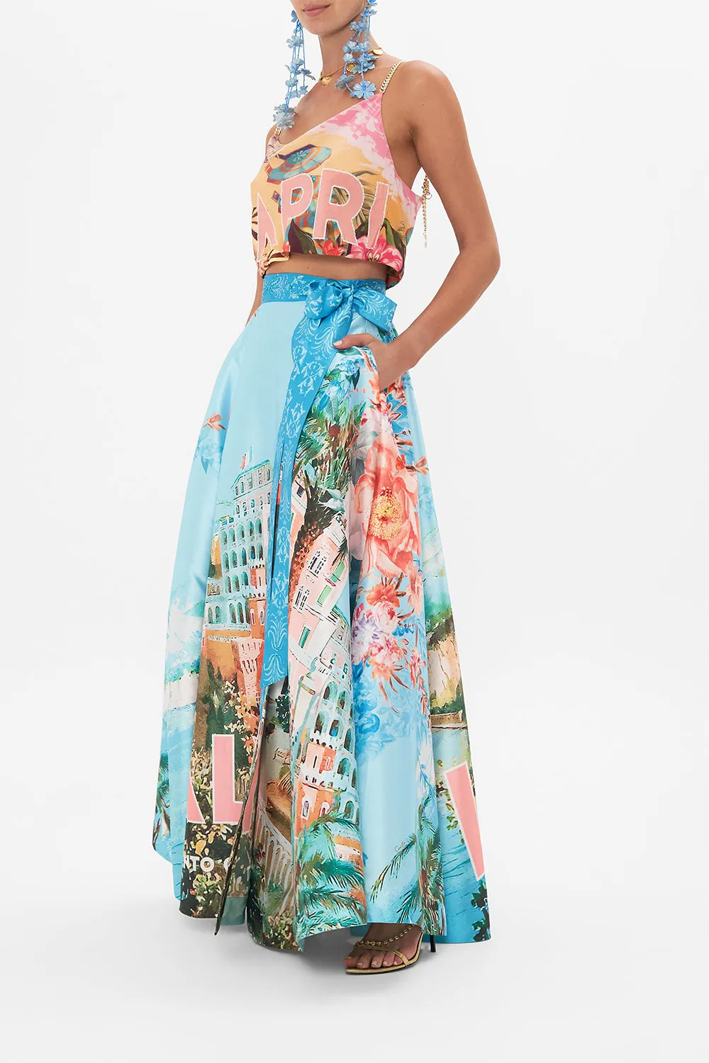 MAXI WRAP SKIRT FROM SORRENTO WITH LOVE