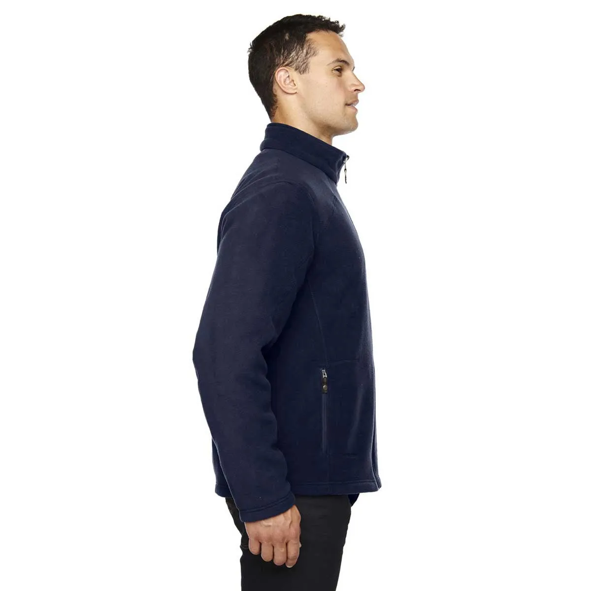 North End Men's Classic Navy Voyage Fleece Jacket