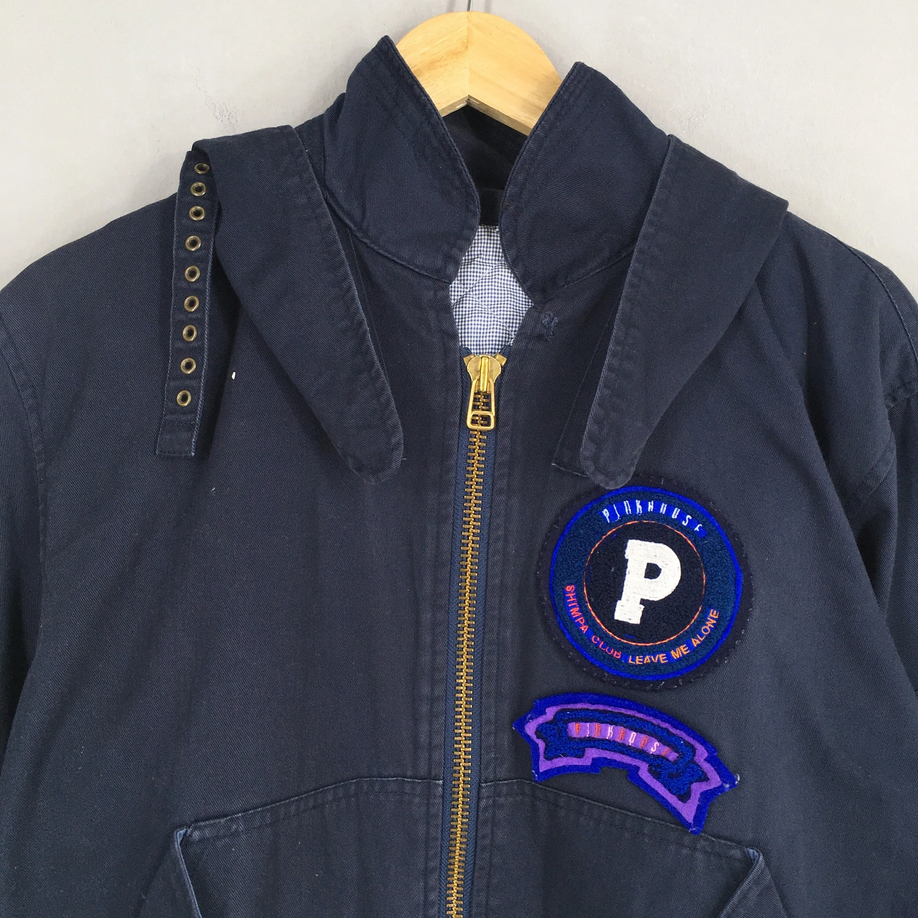 Pink House Japan Bomber Hoodie Jacket Large