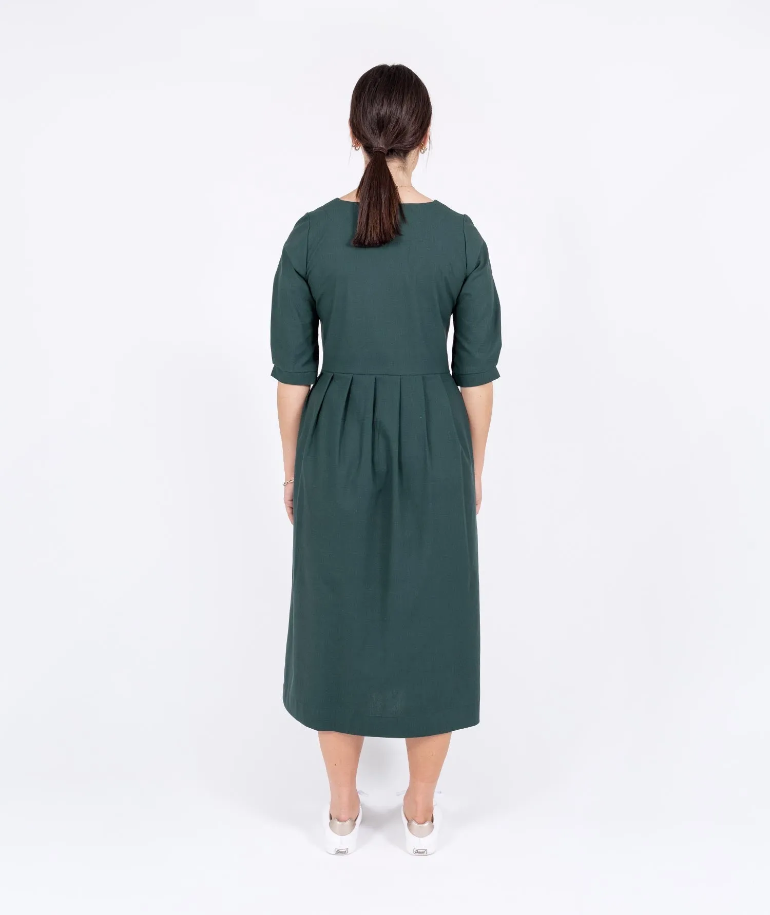 Pleated Dress (Linen/Cotton)