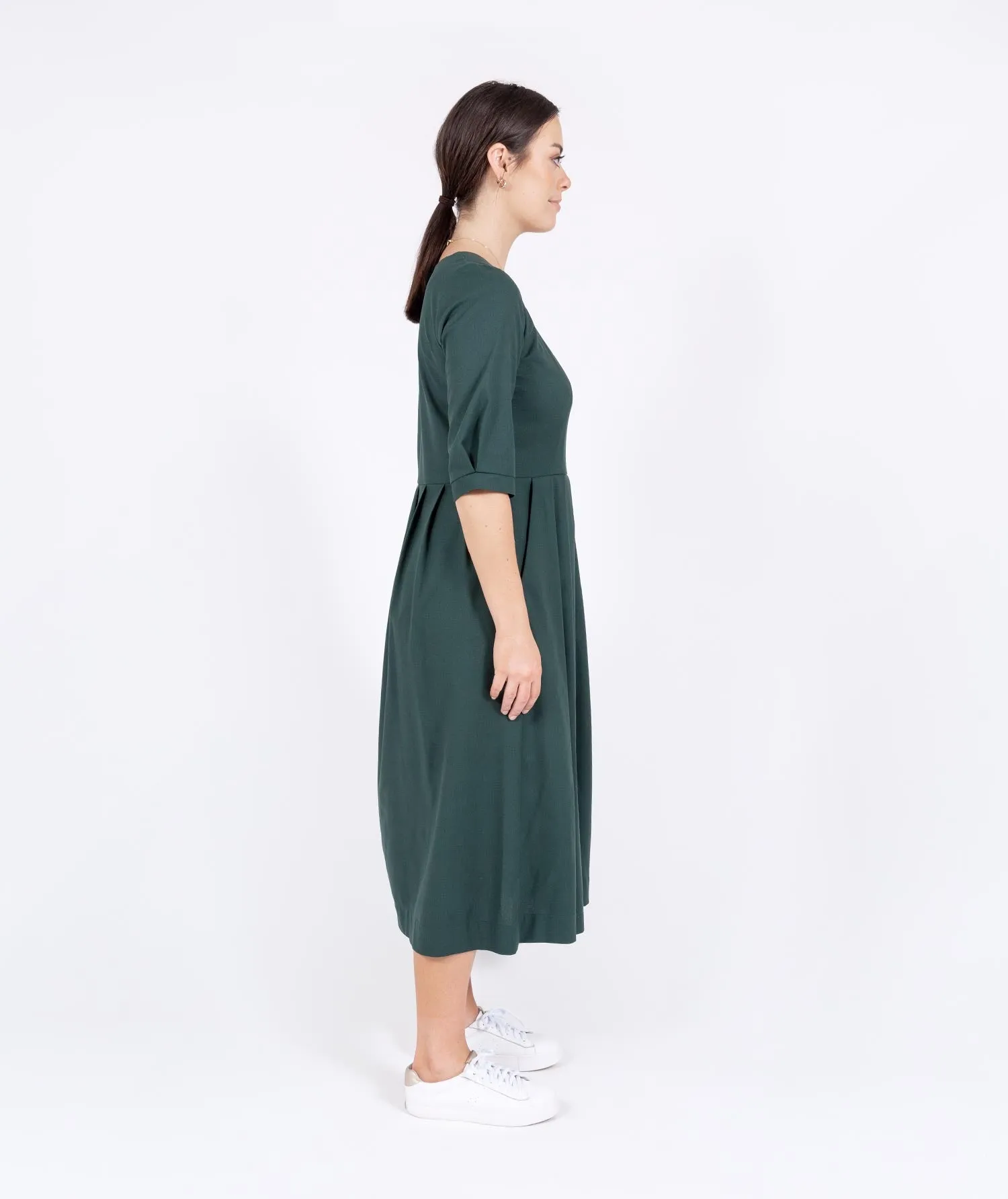 Pleated Dress (Linen/Cotton)