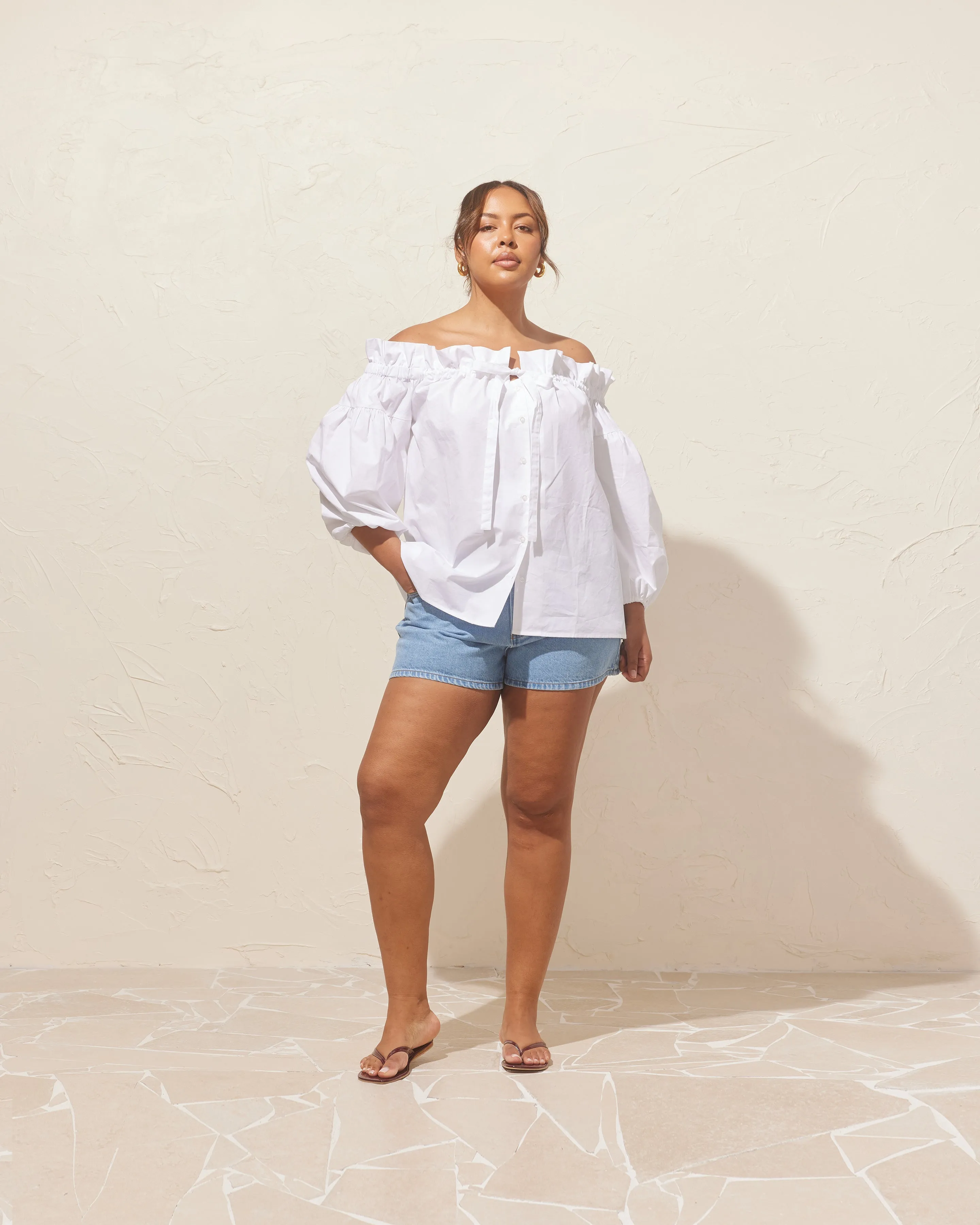 RELAXE BLOUSE WHITE