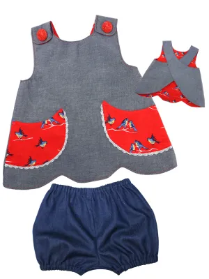 SCANLAN - Easy ReversibleTop Sewing Pattern