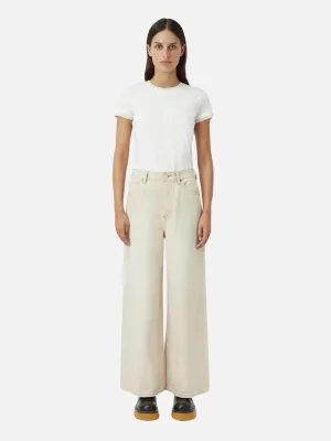 Sofia Slim Fit Tee - Soft White/Lichen White