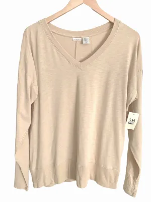 Soft Autumn Wheat V-Neck Tee