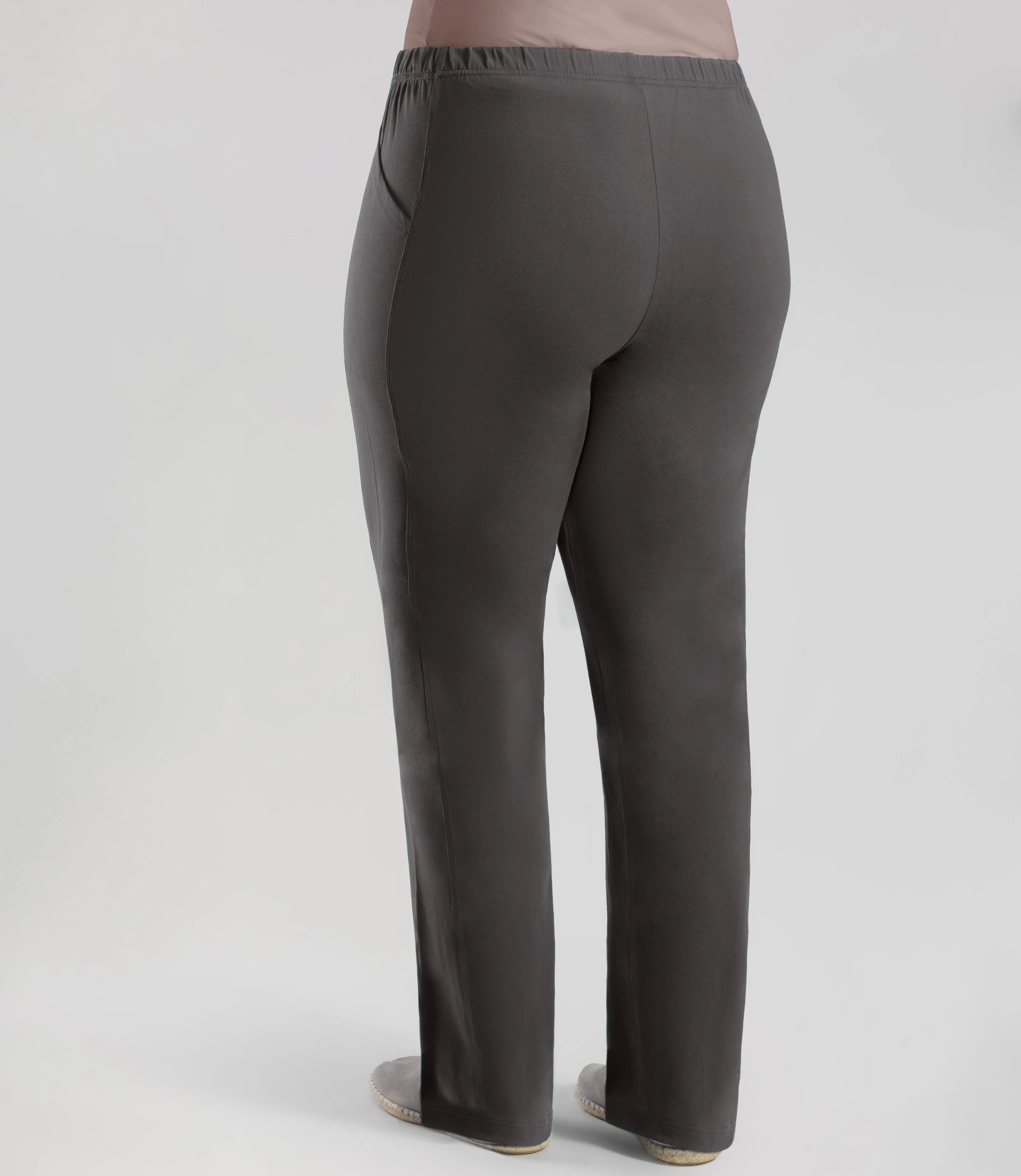 Stretch Naturals Side Pocket Loose Fit Leggings Deep Taupe