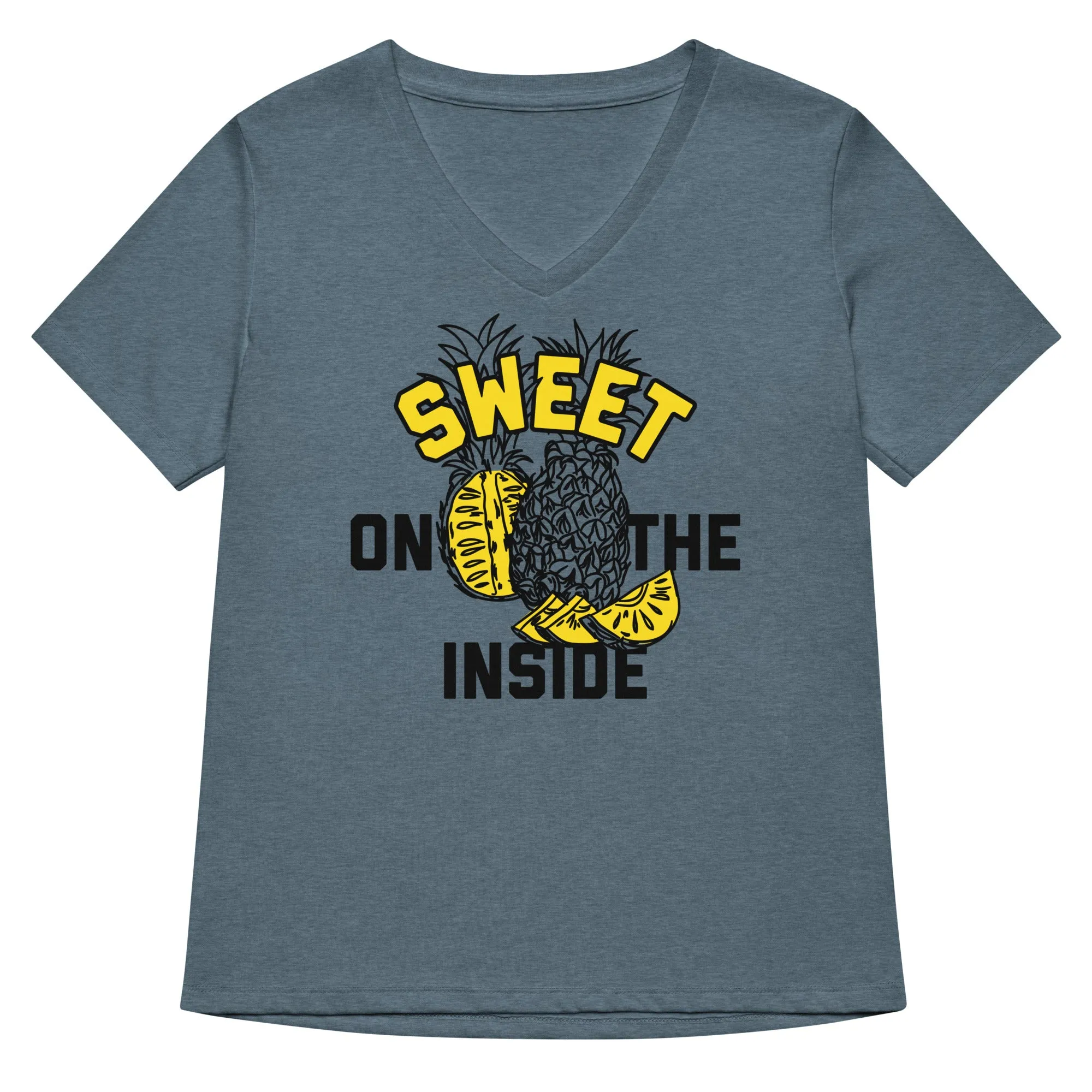 Sweet On The Inside Women's V-Neck Tee