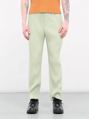 Tailored Pleats 1 Pants (HP46JF153-LIGHT-JADE-GREEN)