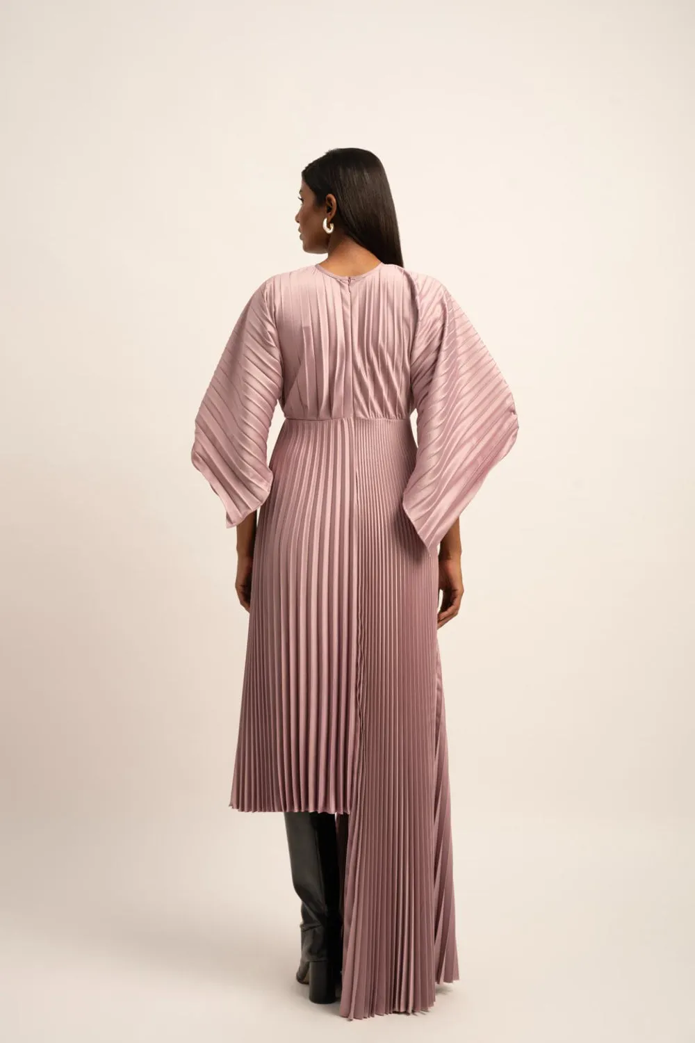 The Sculpted Harmony Pleated Dress