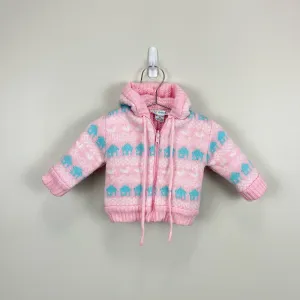Vintage Kids Classics Reversible Sweater Jacket 12 Months
