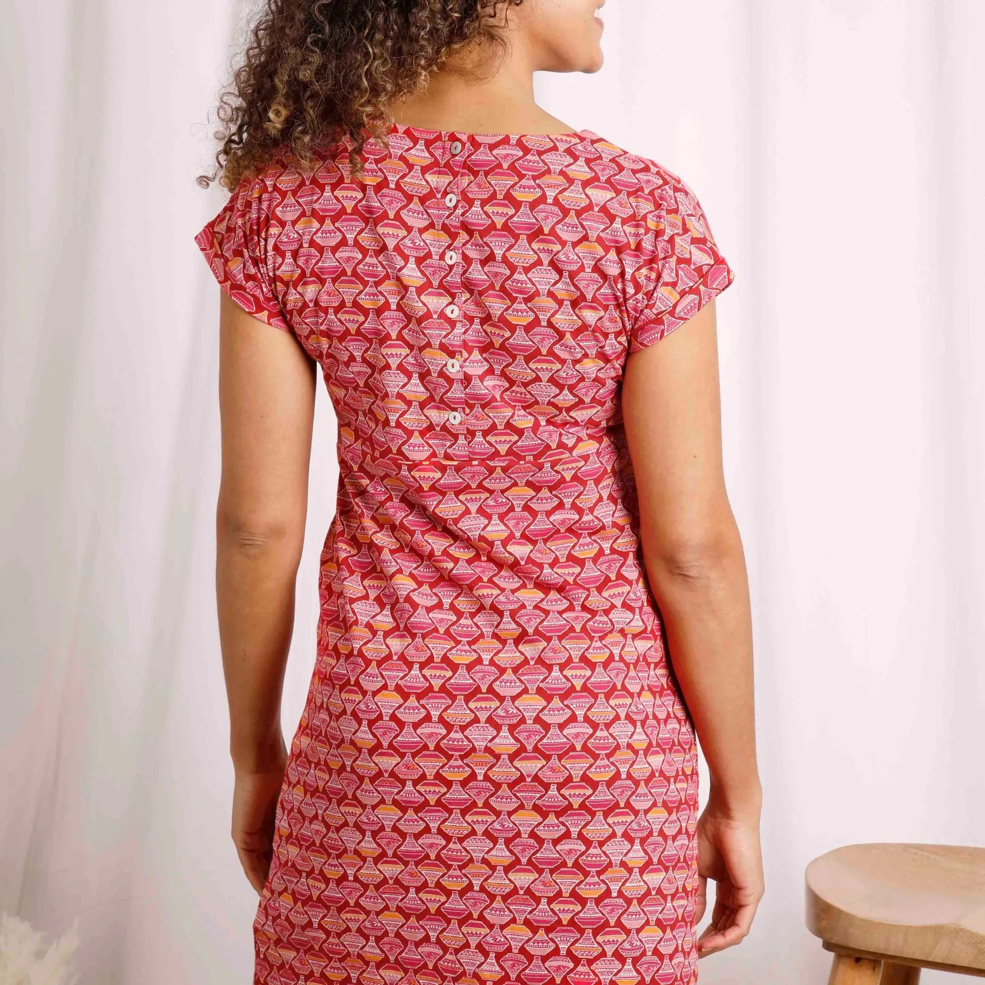 Weird Fish Women's Tallahassee Print Jersey Dress