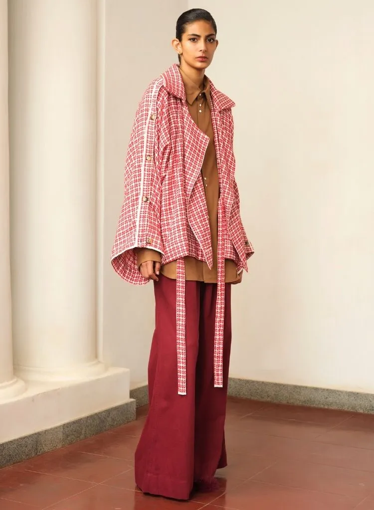 Wide Leg Drill Trouser