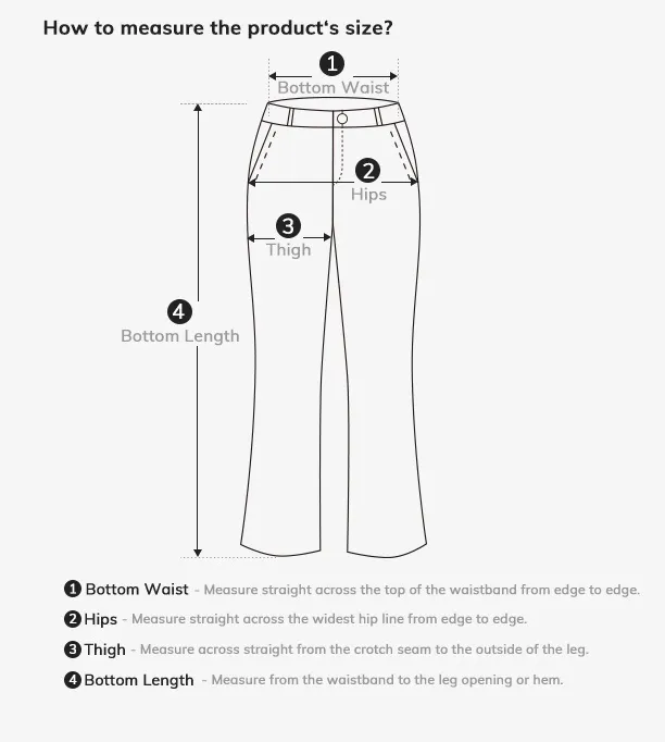Women Ankle-Length Cotton Denim High Waist Flare Pants