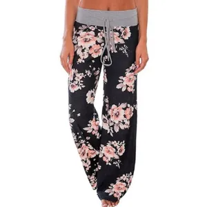 Women's Loose-Fit Floral Pants