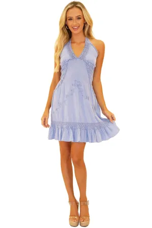 'Zoey' Halter Mini Sundress